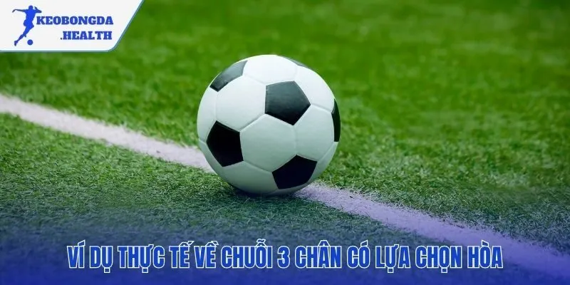 Ví dụ cách tính cược xiên với kèo hòa và thắng nửa