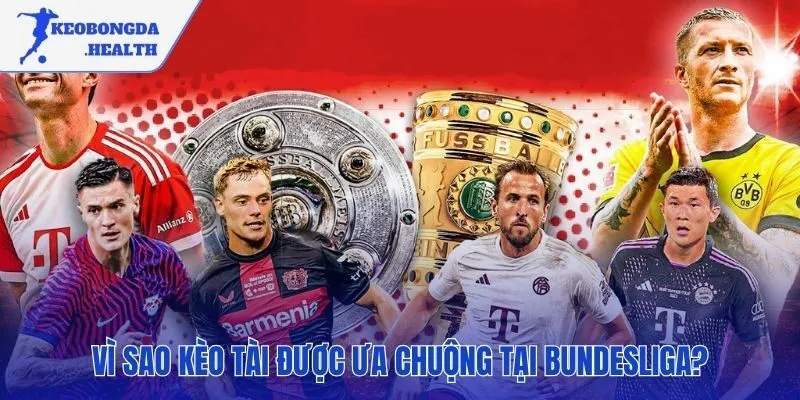 Lối chơi tấn công tại giải Bundesliga ủng hộ kèo Tài Over